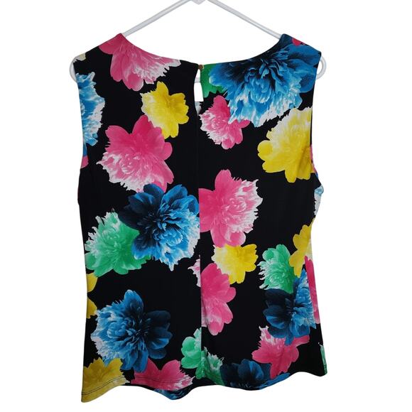 Calvin Klein Bright Floral Shell Blouse, XL - Picture 5 of 5